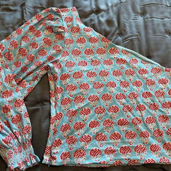 Anthropologie FOREVER THAT GIRL Puff-Sleeve One-Shoulder Blouse - Picture 7 of 7